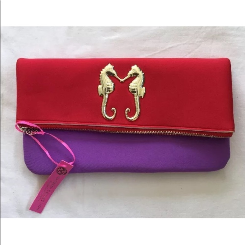 Margaret Joseph Macbeth nylon  clutch bag